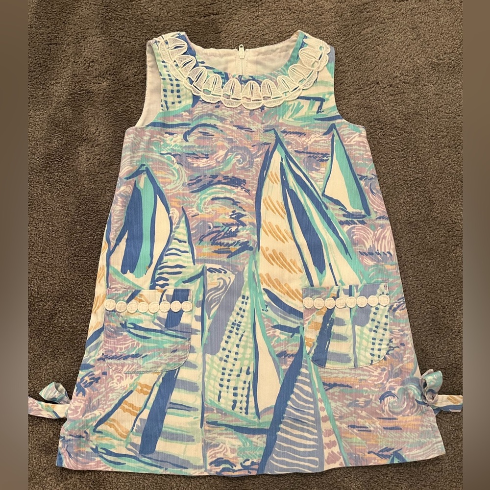 Lilly Pulitzer cotton dress - lined - size 3.  Perfect condition.